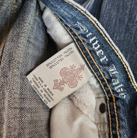 Y2k Born in California mid-rise bootcut embellished pockets women's jeans - Picture 11 of 11